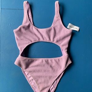 PacSun purple cut out one piece